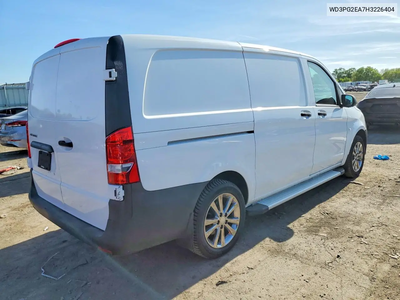 2017 Mercedes-Benz Metris VIN: WD3PG2EA7H3226404 Lot: 53194806