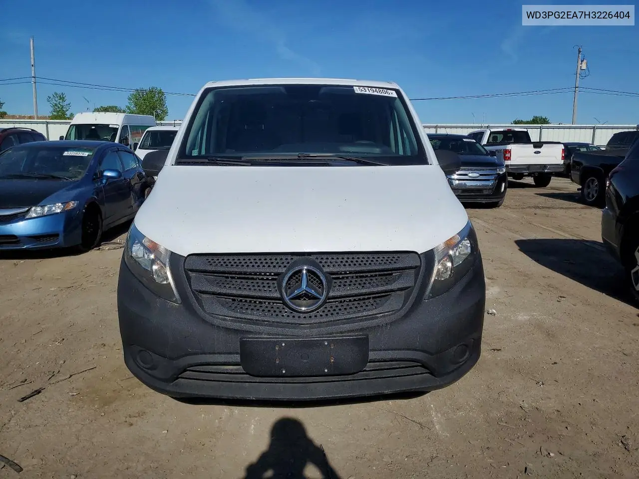 2017 Mercedes-Benz Metris VIN: WD3PG2EA7H3226404 Lot: 53194806
