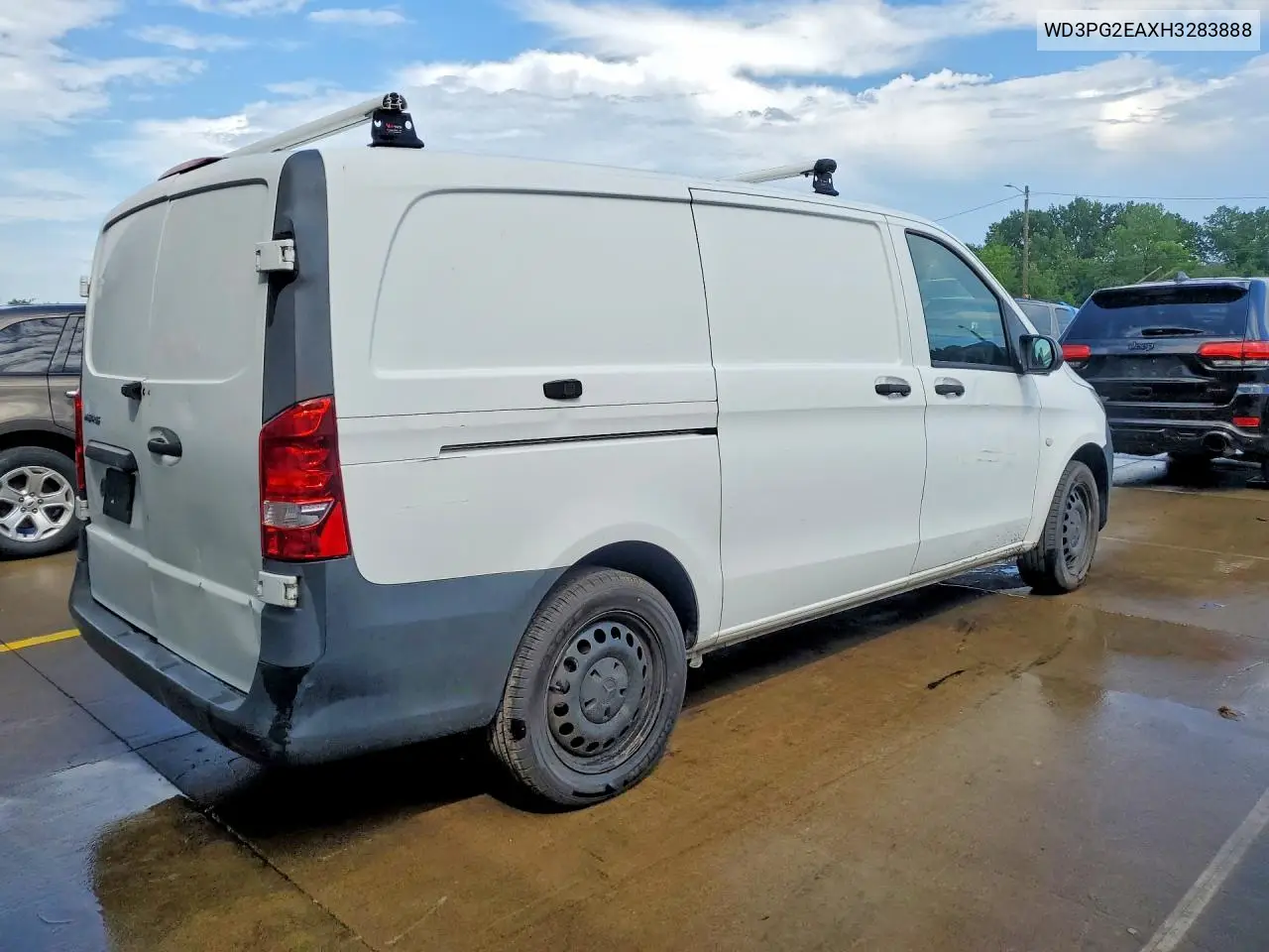 2017 Mercedes-Benz Metris VIN: WD3PG2EAXH3283888 Lot: 59780146
