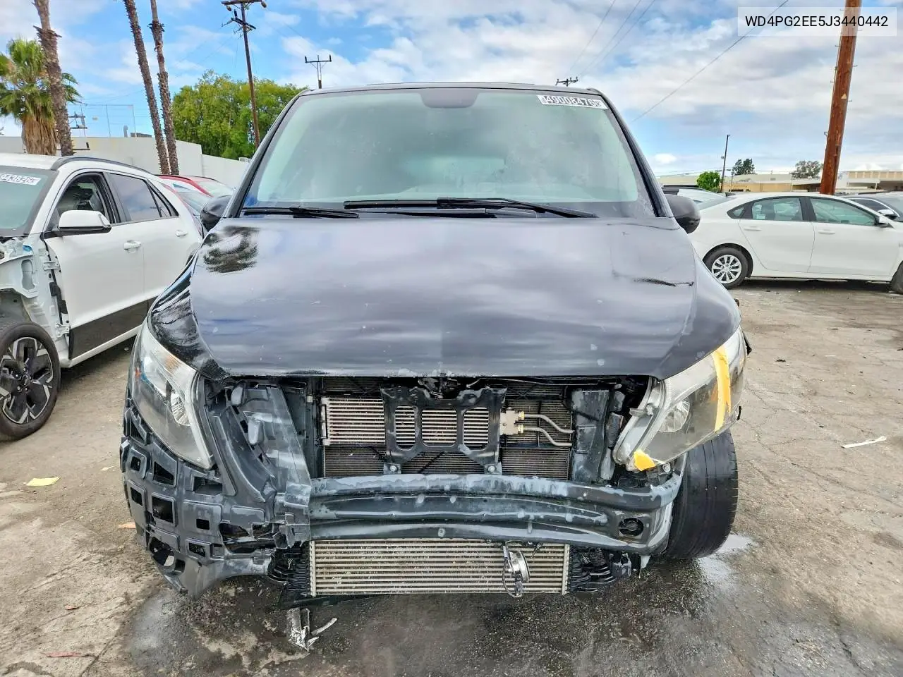 2018 Mercedes Benz Metris VIN: WD4PG2EE5J3440442 Lot: 49008476
