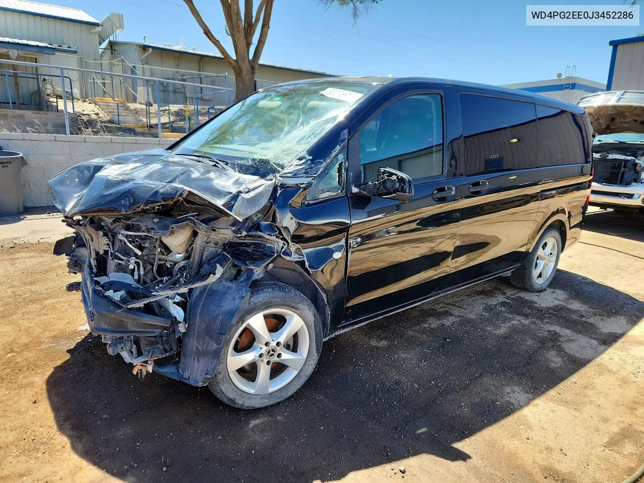 2018 Mercedes-Benz Metris VIN: WD4PG2EE0J3452286 Lot: 53276916