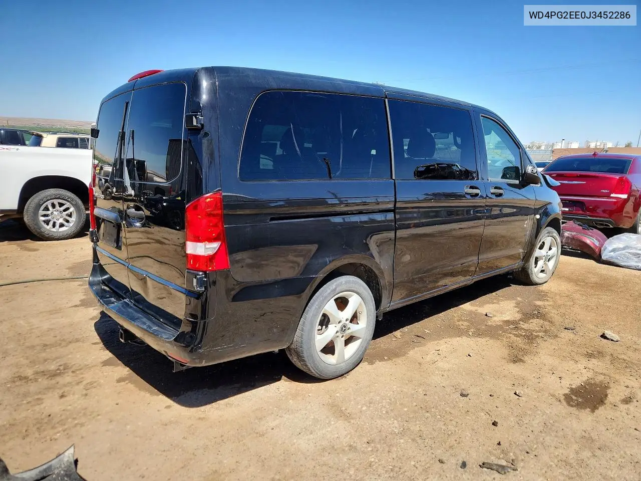 2018 Mercedes-Benz Metris VIN: WD4PG2EE0J3452286 Lot: 53276916