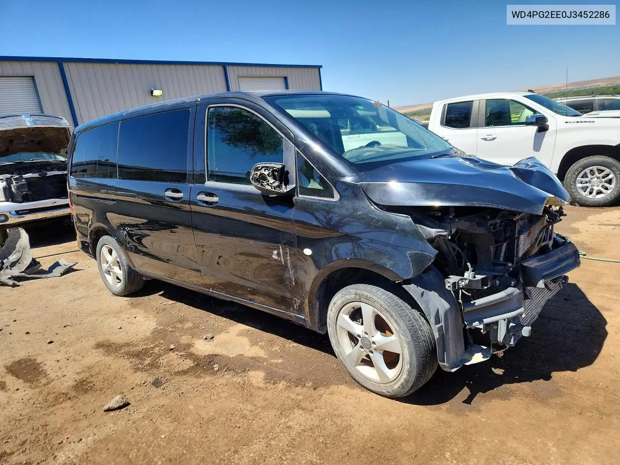 2018 Mercedes-Benz Metris VIN: WD4PG2EE0J3452286 Lot: 53276916