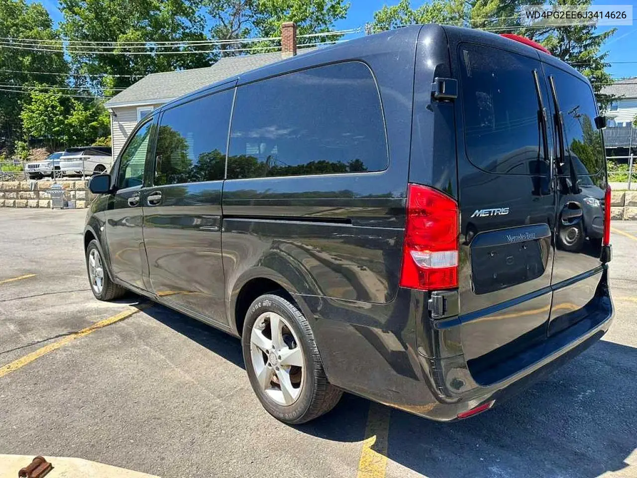 2018 Mercedes-Benz Metris VIN: WD4PG2EE6J3414626 Lot: 55375136