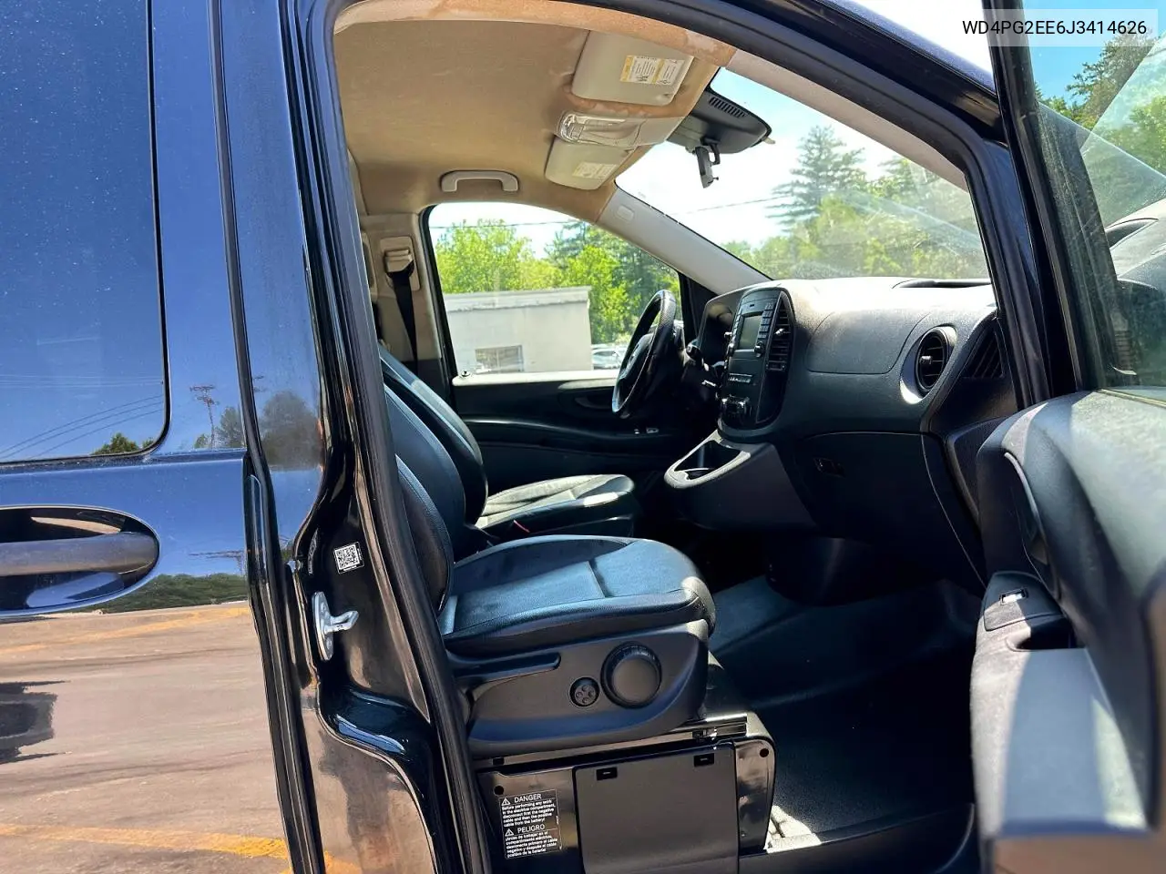 2018 Mercedes-Benz Metris VIN: WD4PG2EE6J3414626 Lot: 55375136