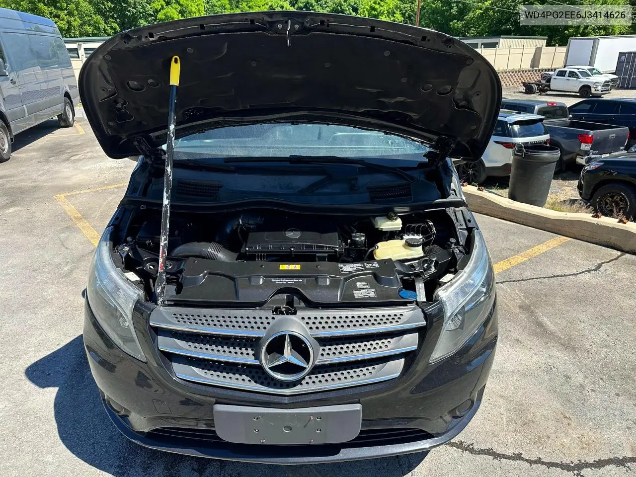 2018 Mercedes-Benz Metris VIN: WD4PG2EE6J3414626 Lot: 55375136