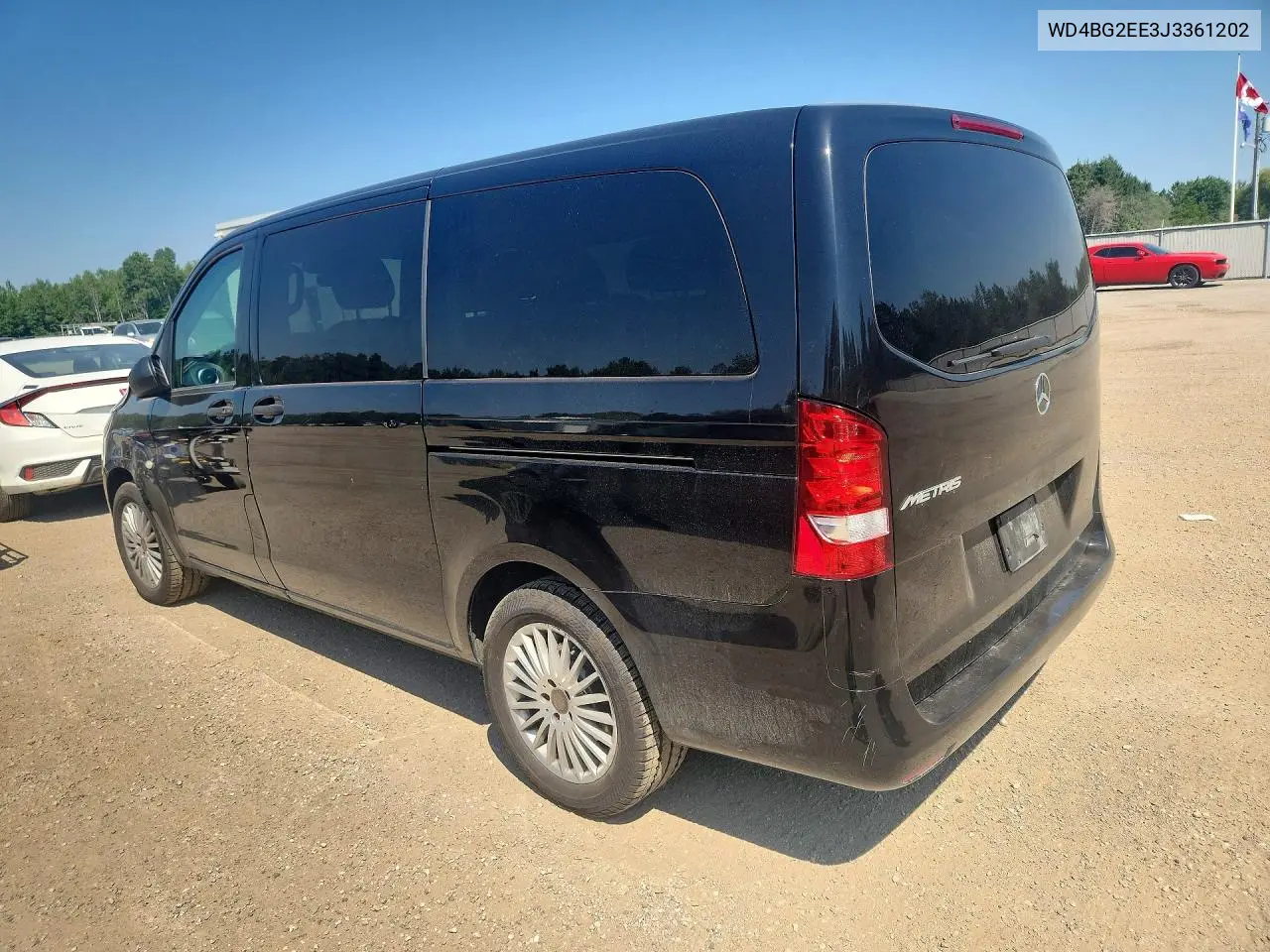 2018 Mercedes-Benz Metris VIN: WD4BG2EE3J3361202 Lot: 60133576