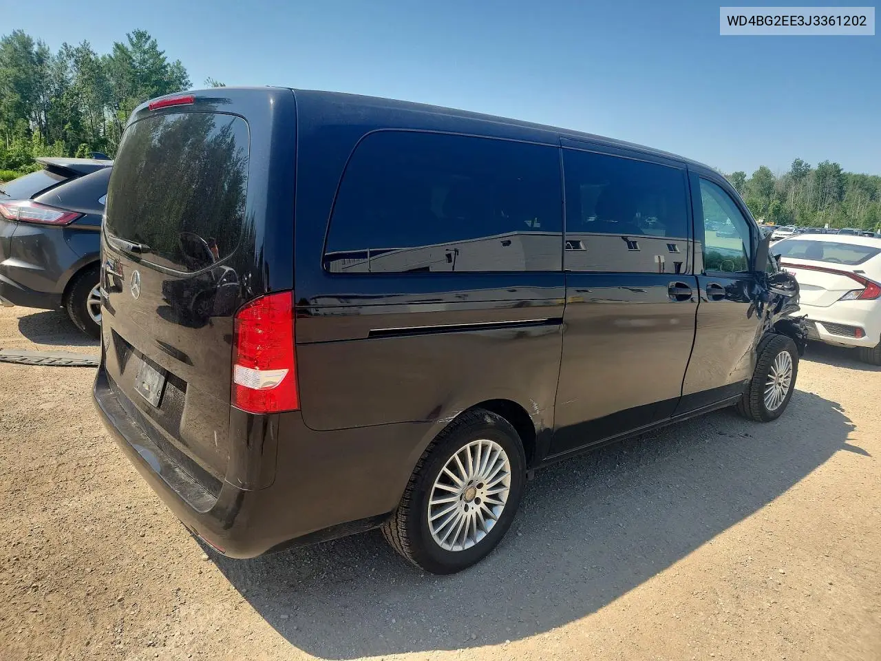 2018 Mercedes-Benz Metris VIN: WD4BG2EE3J3361202 Lot: 60133576