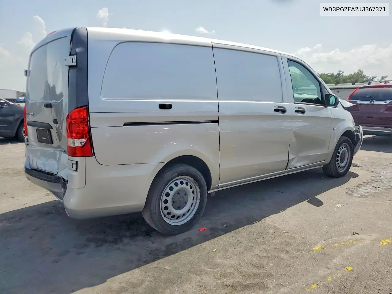 2018 Mercedes-Benz Metris VIN: WD3PG2EA2J3367371 Lot: 60590566