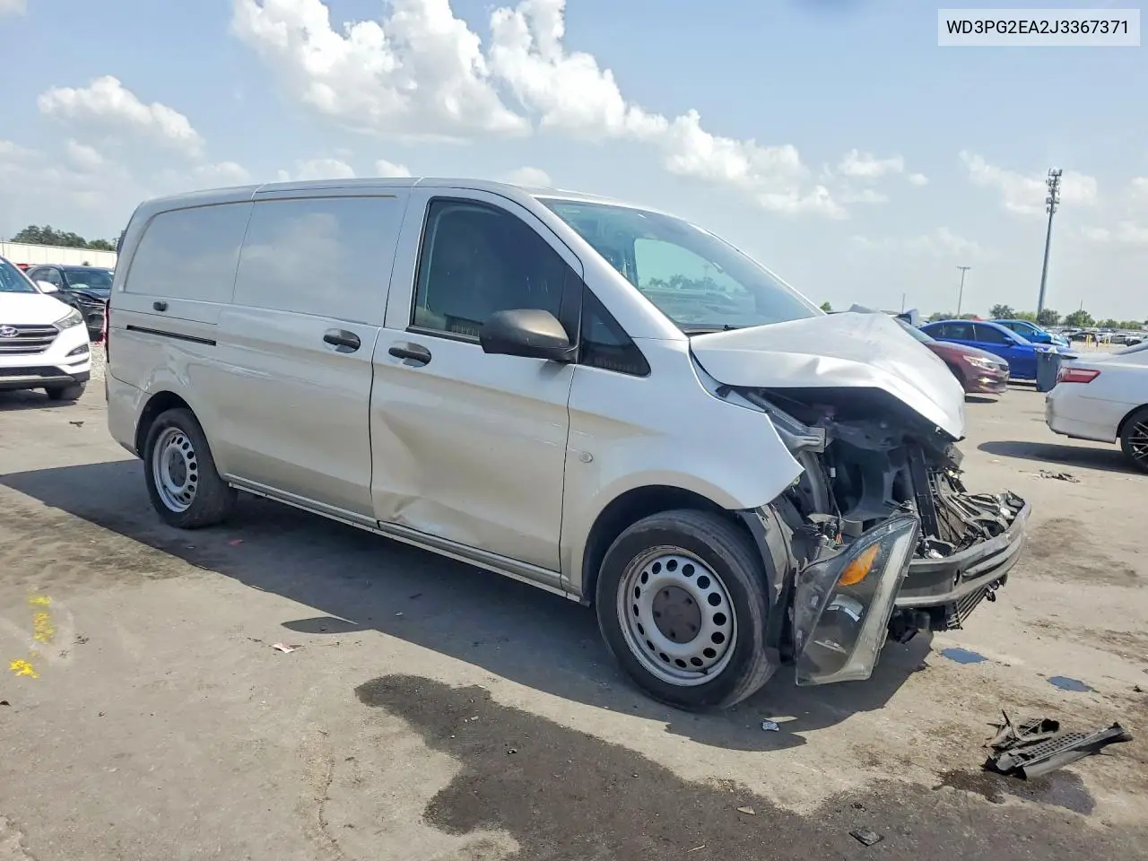 2018 Mercedes-Benz Metris VIN: WD3PG2EA2J3367371 Lot: 60590566