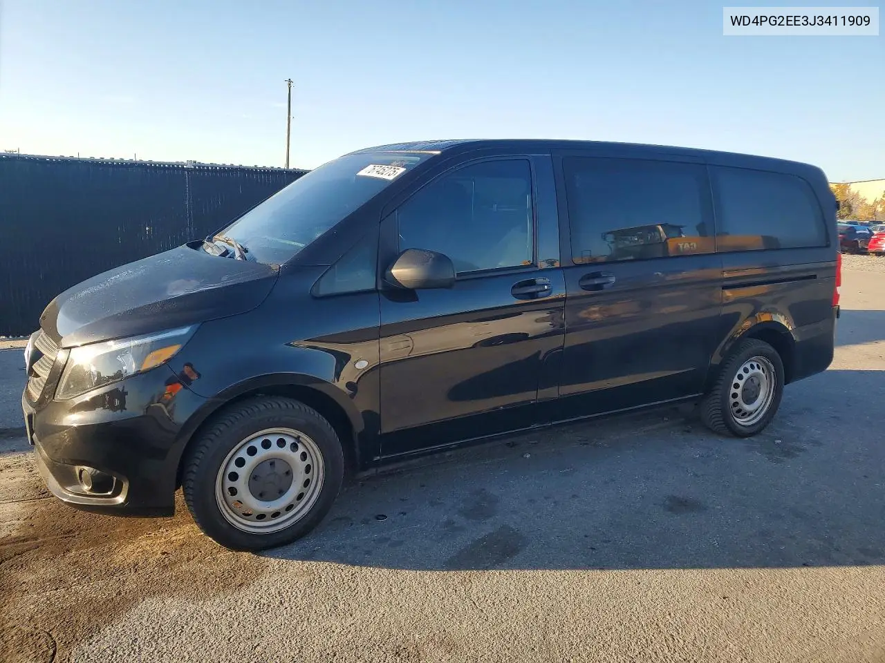 2018 Mercedes-Benz Metris VIN: WD4PG2EE3J3411909 Lot: 76745275