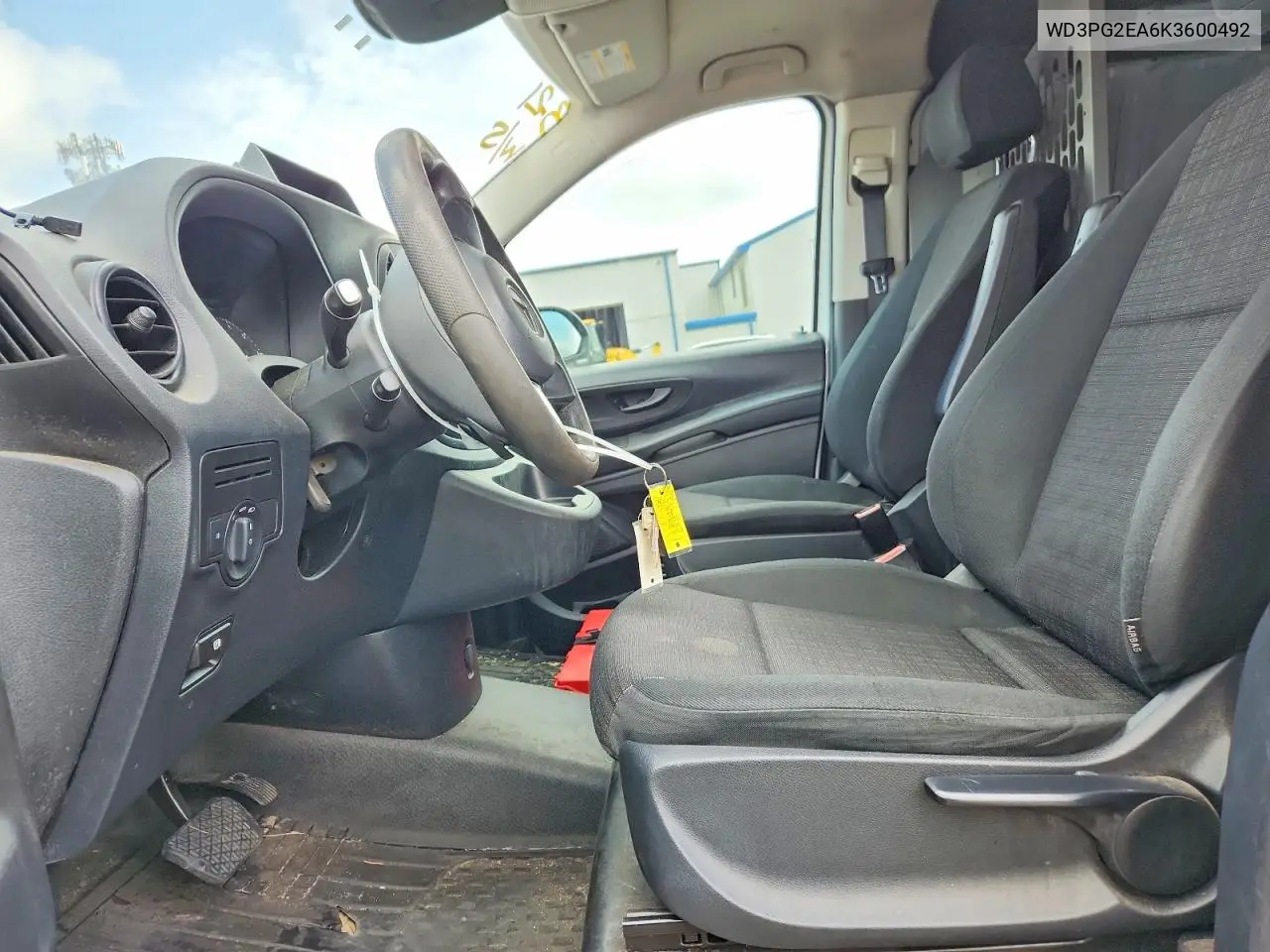 2019 Mercedes Benz Metris VIN: WD3PG2EA6K3600492 Lot: 50855666