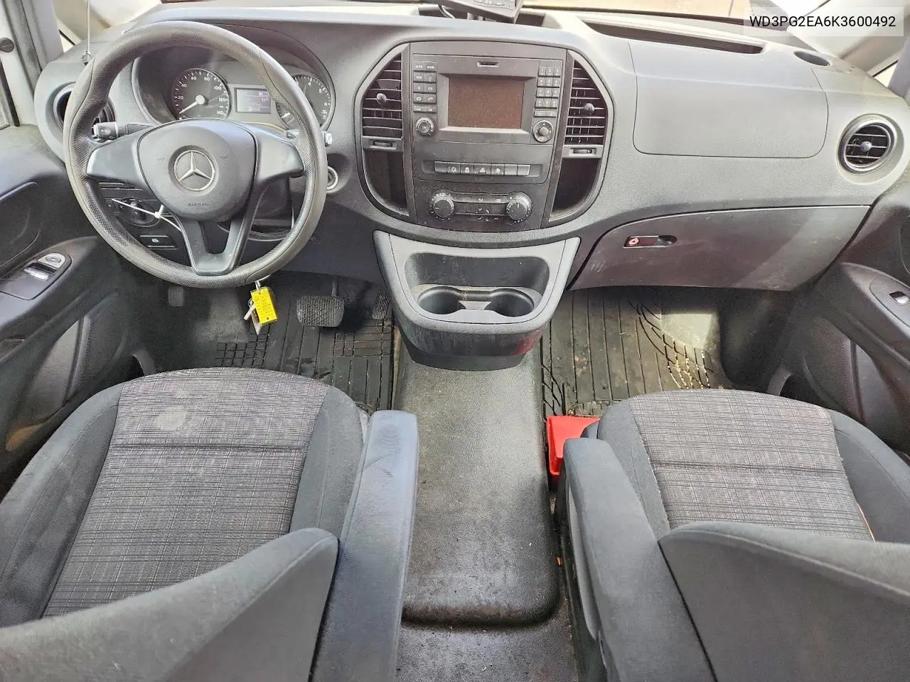 2019 Mercedes Benz Metris VIN: WD3PG2EA6K3600492 Lot: 50855666