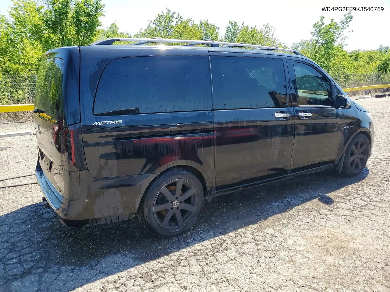 2019 Mercedes-Benz Metris VIN: WD4PG2EE9K3540769 Lot: 55071436