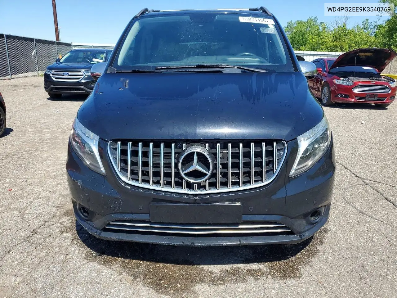 2019 Mercedes-Benz Metris VIN: WD4PG2EE9K3540769 Lot: 55071436