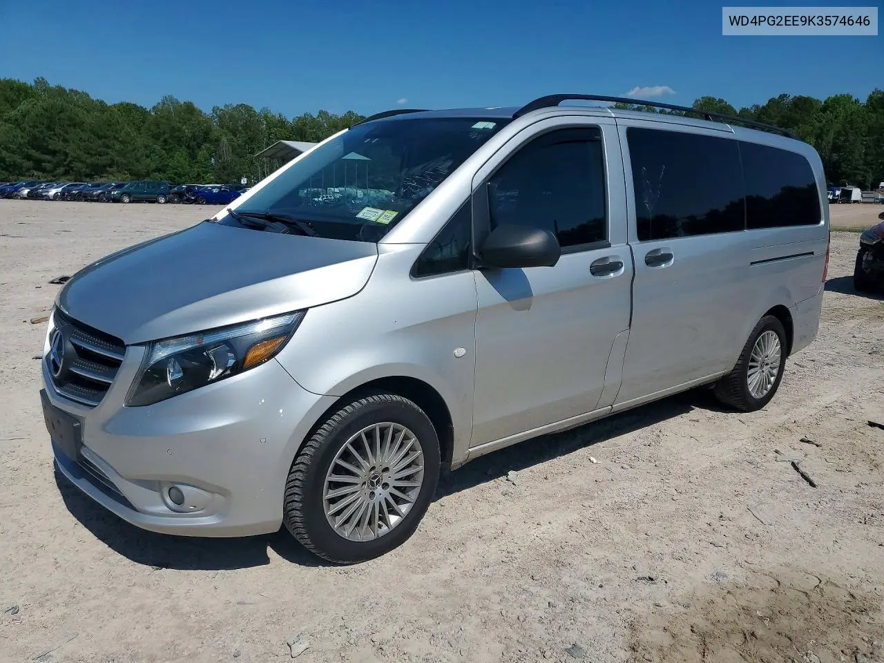 2019 Mercedes-Benz Metris VIN: WD4PG2EE9K3574646 Lot: 57039086