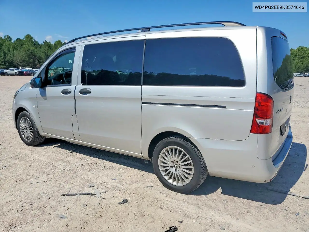 2019 Mercedes-Benz Metris VIN: WD4PG2EE9K3574646 Lot: 57039086