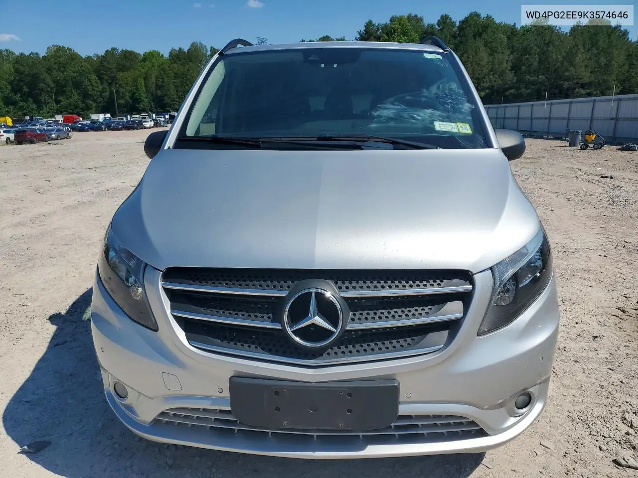 2019 Mercedes-Benz Metris VIN: WD4PG2EE9K3574646 Lot: 57039086