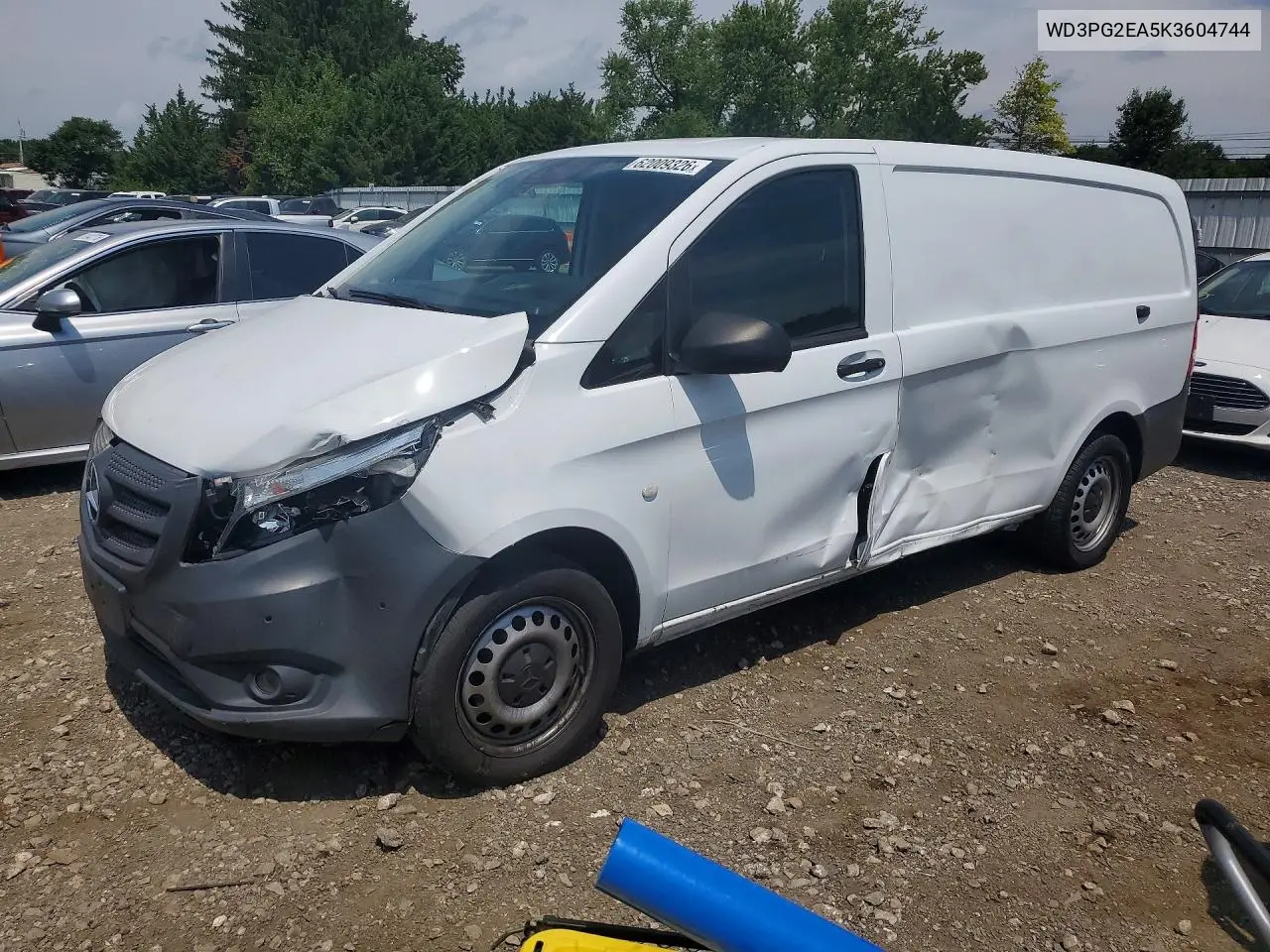 2019 Mercedes-Benz Metris VIN: WD3PG2EA5K3604744 Lot: 62009326