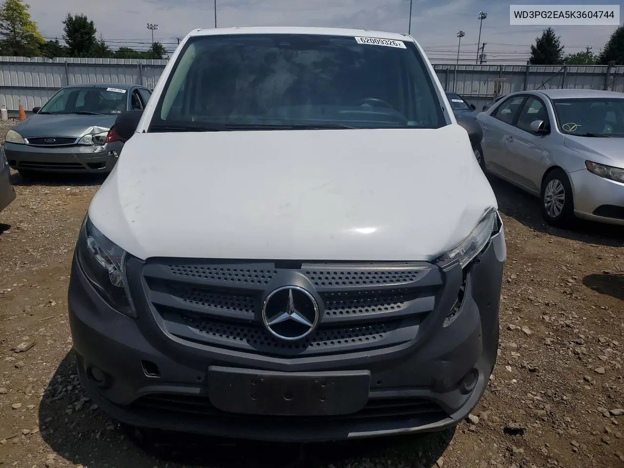 2019 Mercedes-Benz Metris VIN: WD3PG2EA5K3604744 Lot: 62009326
