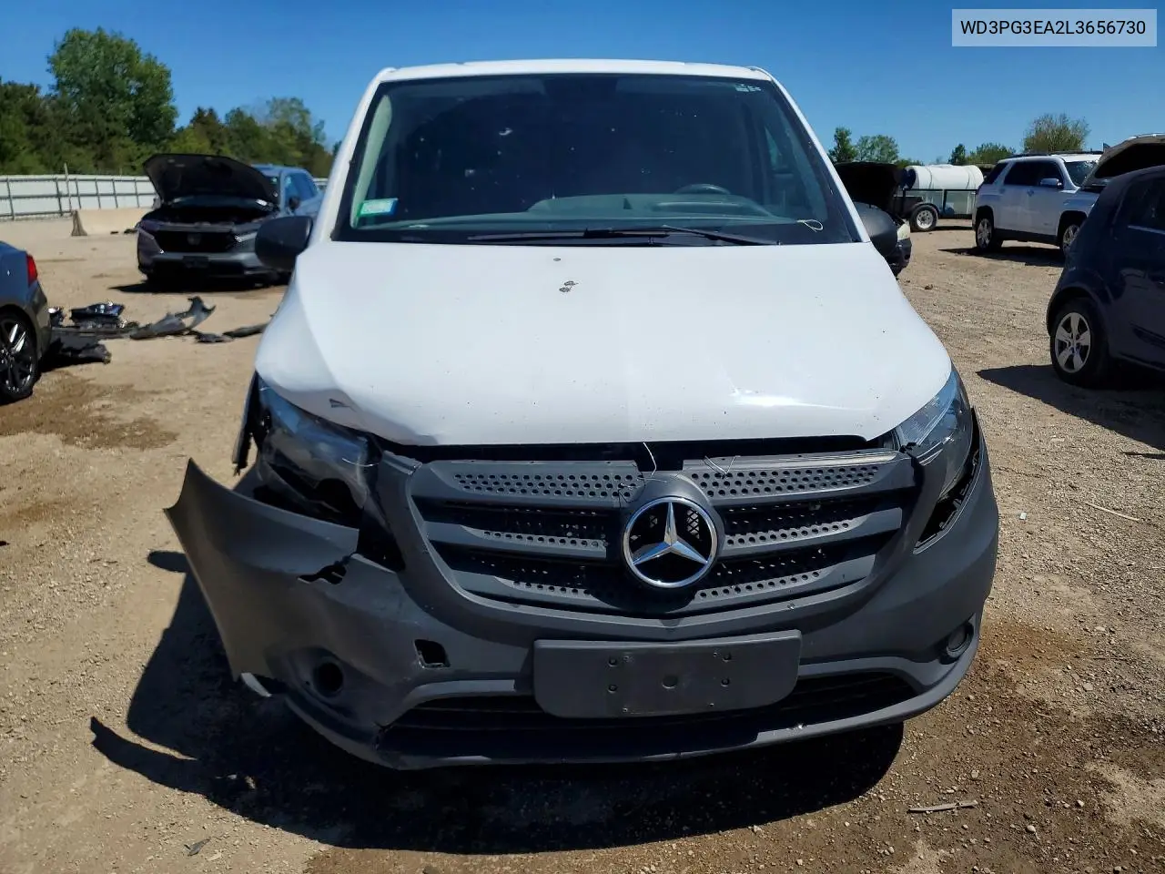 2020 Mercedes-Benz Metris VIN: WD3PG3EA2L3656730 Lot: 53008556