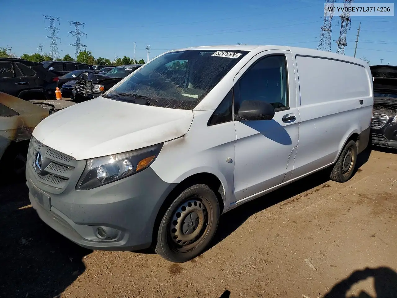 2020 Mercedes-Benz Metris VIN: W1YV0BEY7L3714206 Lot: 53576696
