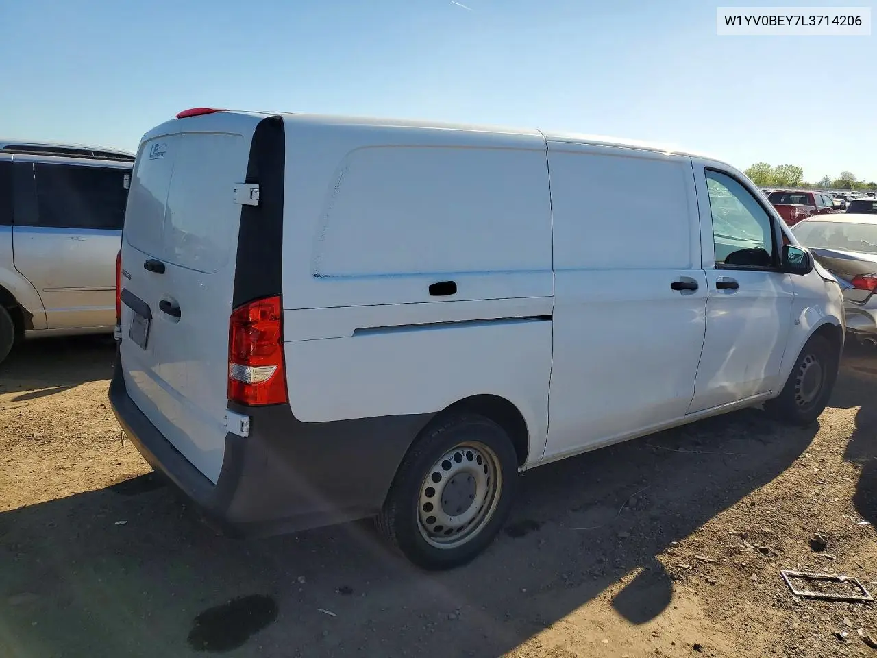 2020 Mercedes-Benz Metris VIN: W1YV0BEY7L3714206 Lot: 53576696