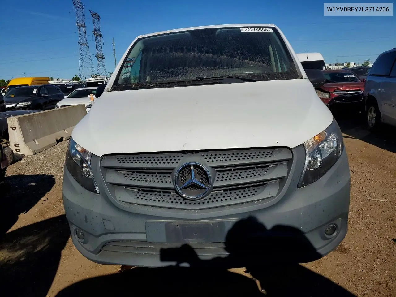 2020 Mercedes-Benz Metris VIN: W1YV0BEY7L3714206 Lot: 53576696