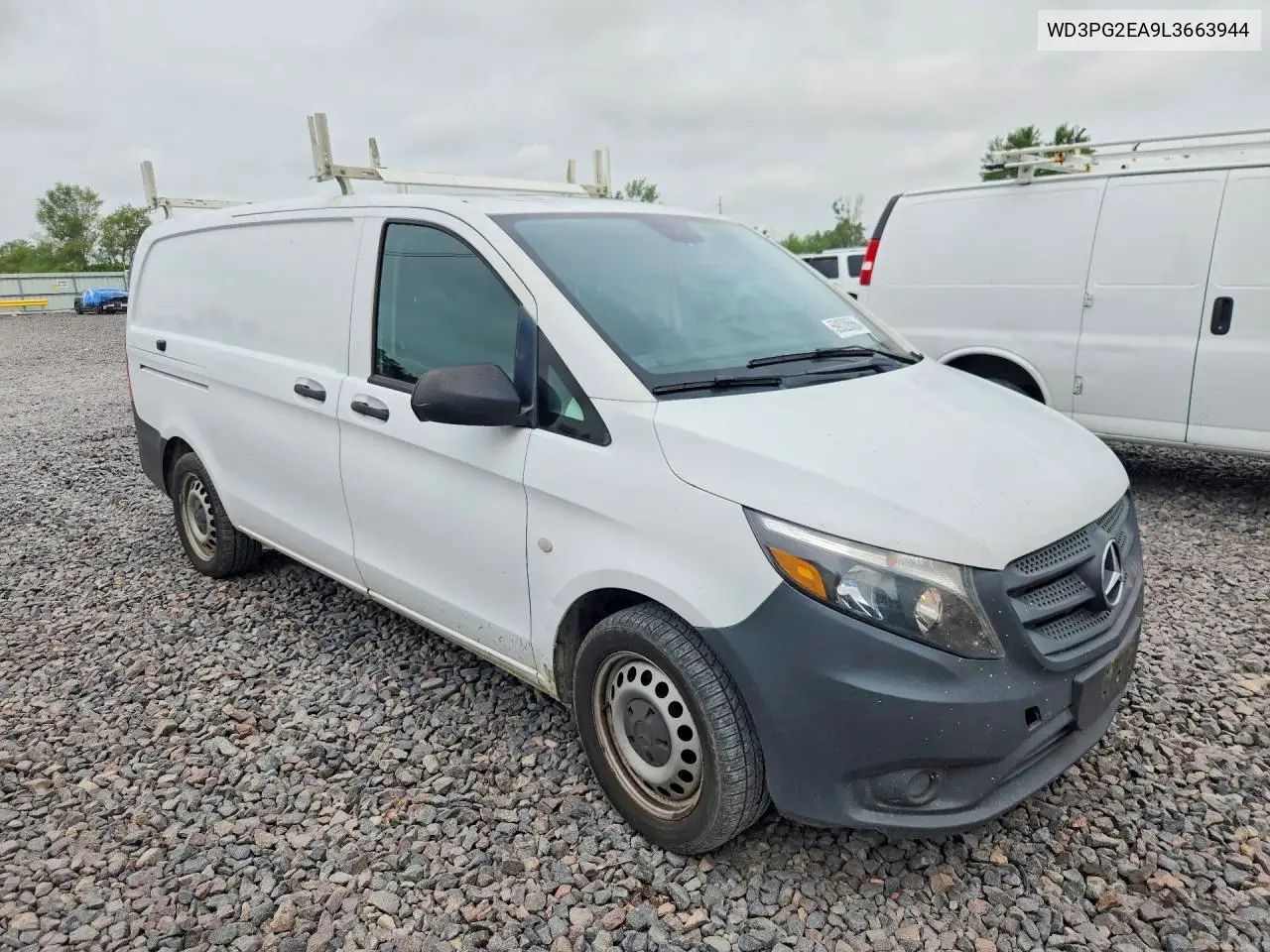 2020 Mercedes-Benz Metris VIN: WD3PG2EA9L3663944 Lot: 59328566