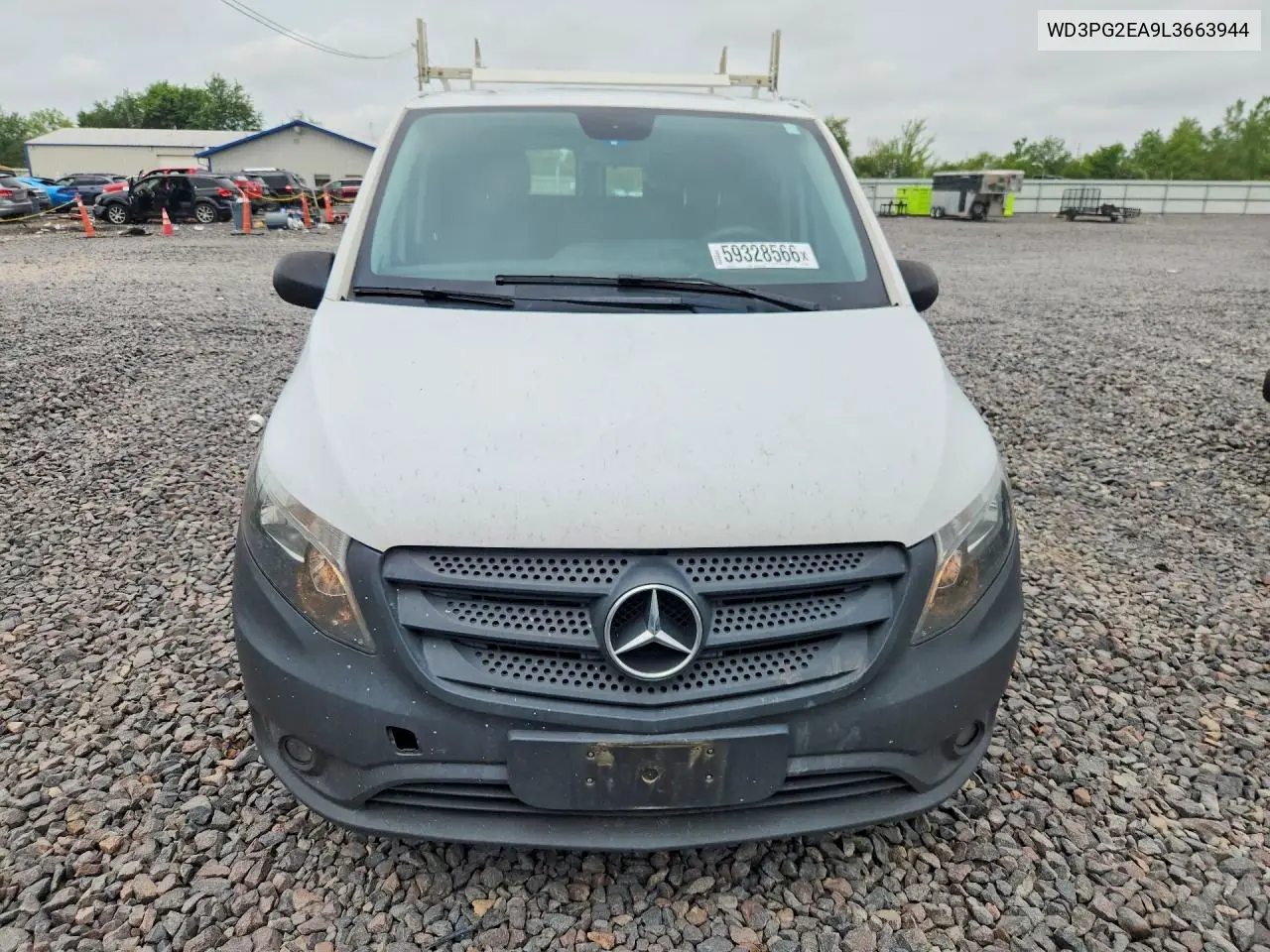 2020 Mercedes-Benz Metris VIN: WD3PG2EA9L3663944 Lot: 59328566