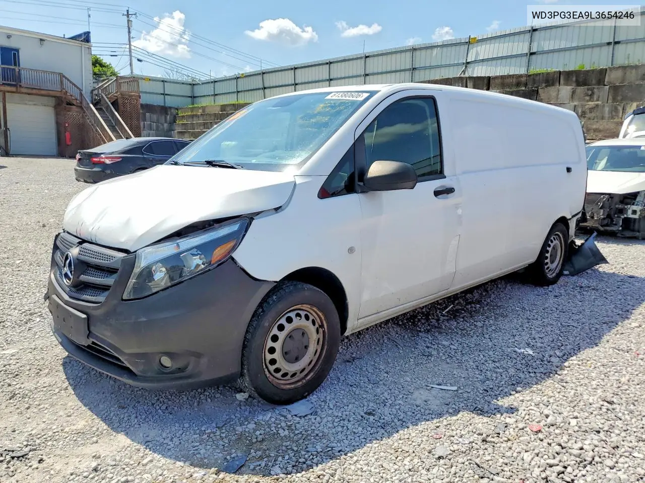2020 Mercedes-Benz Metris VIN: WD3PG3EA9L3654246 Lot: 61380606