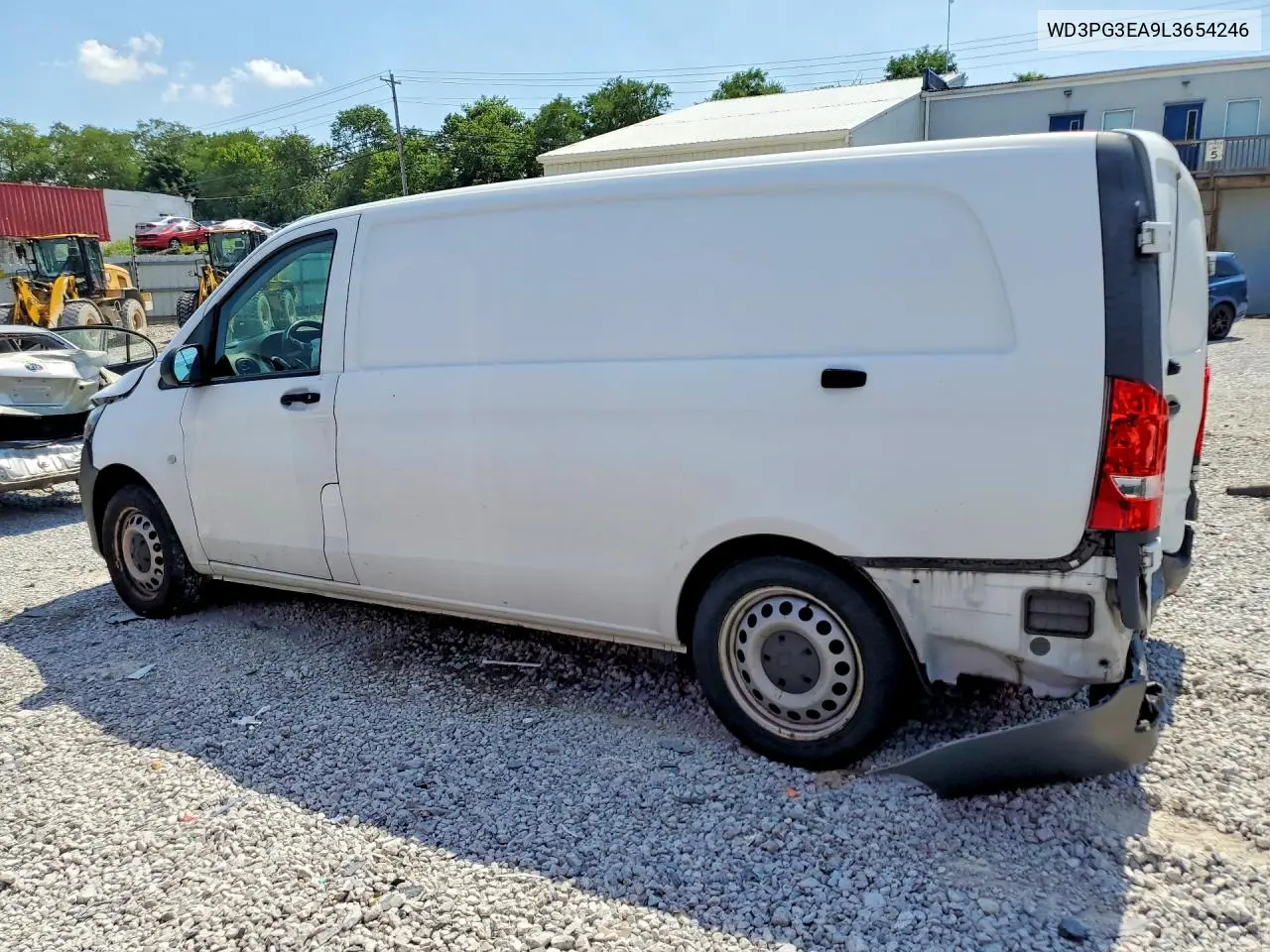 2020 Mercedes-Benz Metris VIN: WD3PG3EA9L3654246 Lot: 61380606