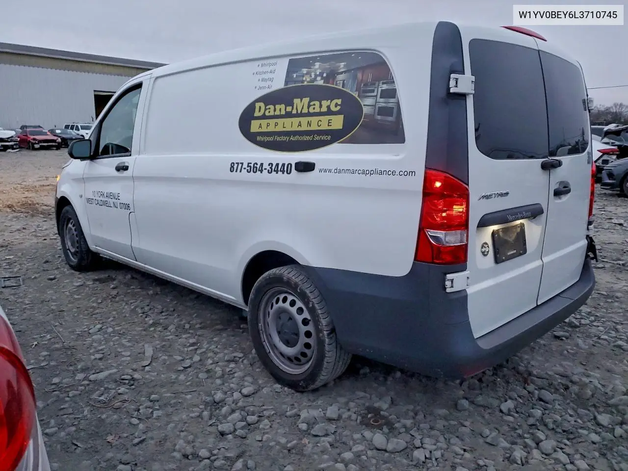2020 Mercedes-Benz Metris Utility / Service Van VIN: W1YV0BEY6L3710745 Lot: 95631265