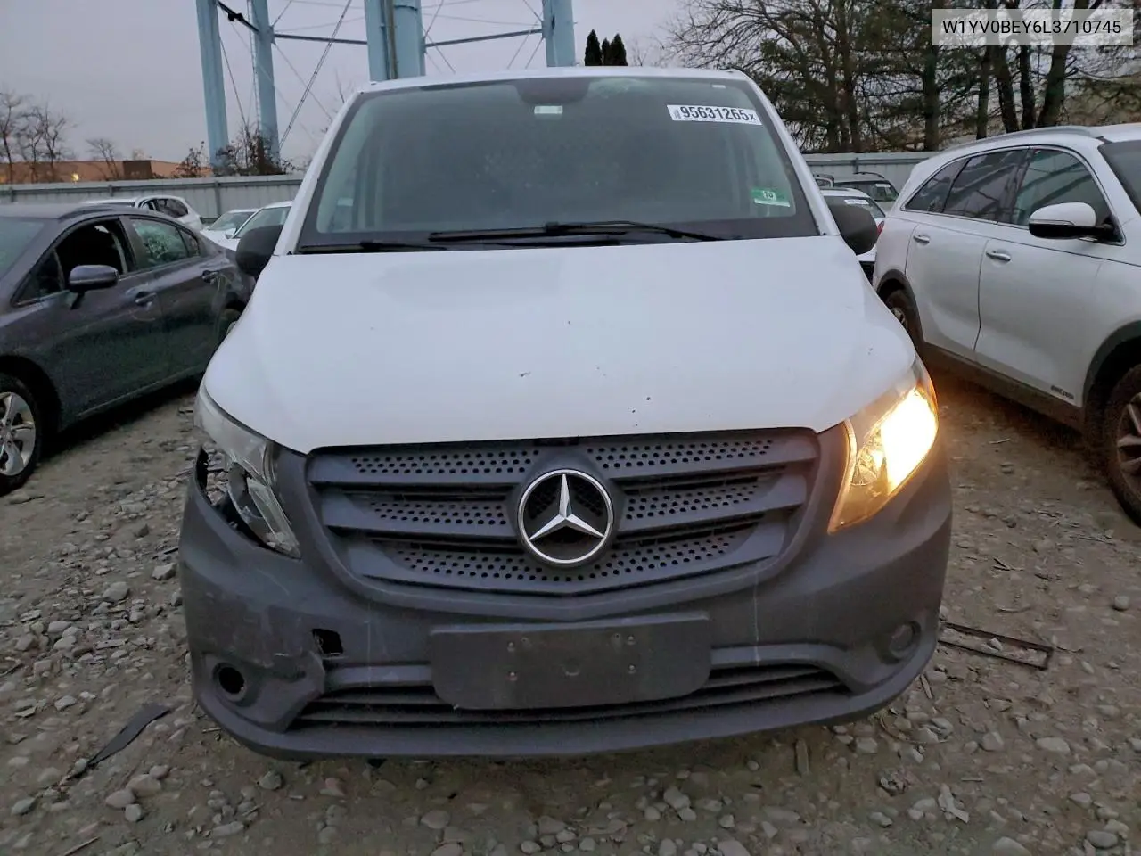 2020 Mercedes-Benz Metris Utility / Service Van VIN: W1YV0BEY6L3710745 Lot: 95631265