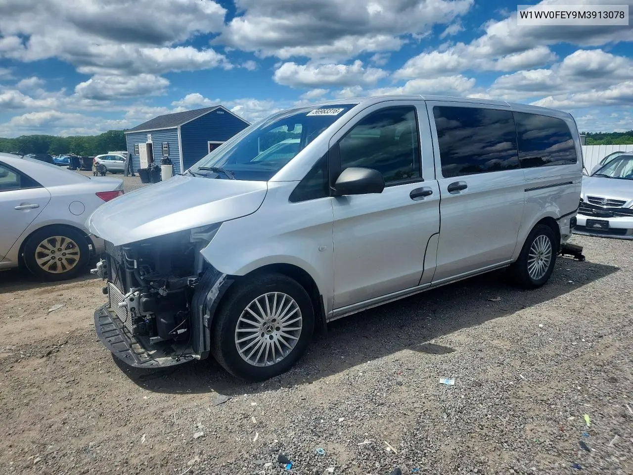 2021 Mercedes-Benz Metris VIN: W1WV0FEY9M3913078 Lot: 56983316