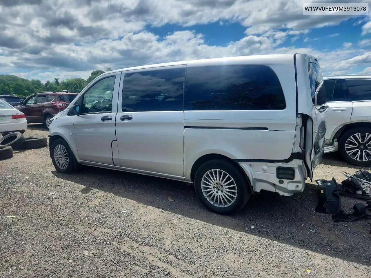 2021 Mercedes-Benz Metris VIN: W1WV0FEY9M3913078 Lot: 56983316