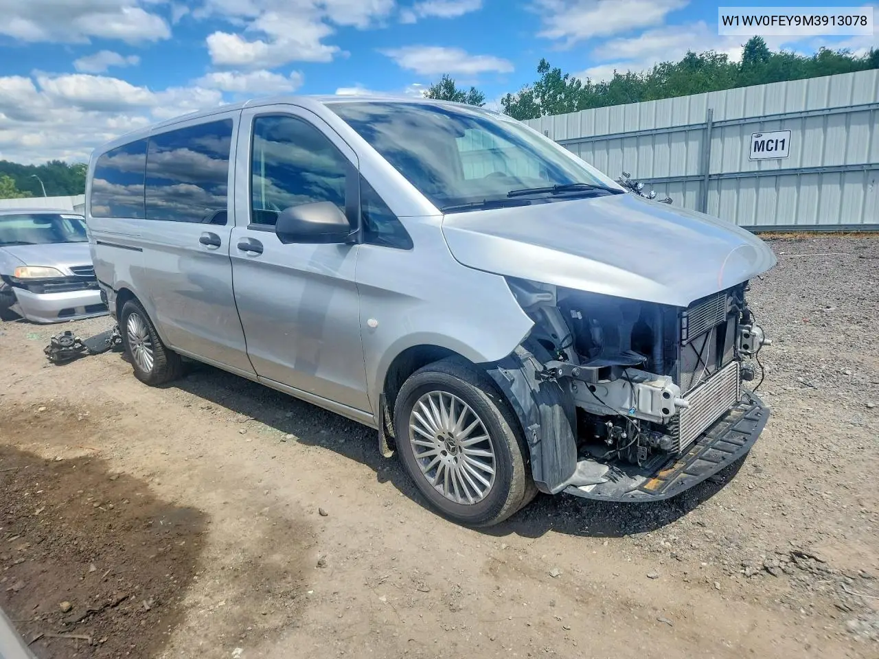 2021 Mercedes-Benz Metris VIN: W1WV0FEY9M3913078 Lot: 56983316