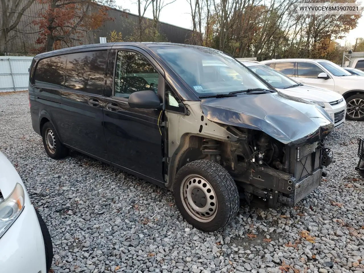 2021 Mercedes Benz Metris Delivery Van VIN: W1YV0CEY8M3907021 Lot: 90823035