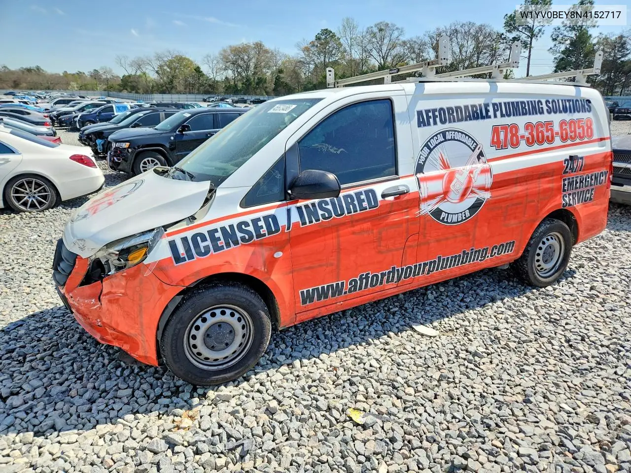 2022 Mercedes Benz Metris VIN: W1YV0BEY8N4152717 Lot: 45573486