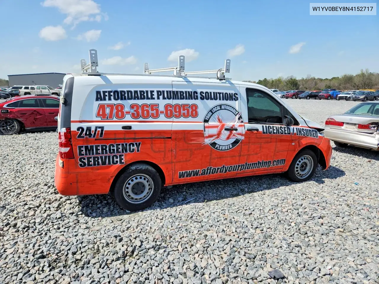 2022 Mercedes Benz Metris VIN: W1YV0BEY8N4152717 Lot: 45573486