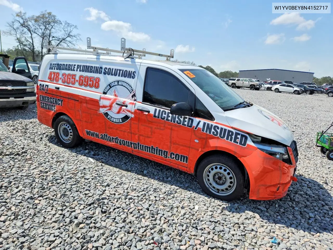 2022 Mercedes Benz Metris VIN: W1YV0BEY8N4152717 Lot: 45573486