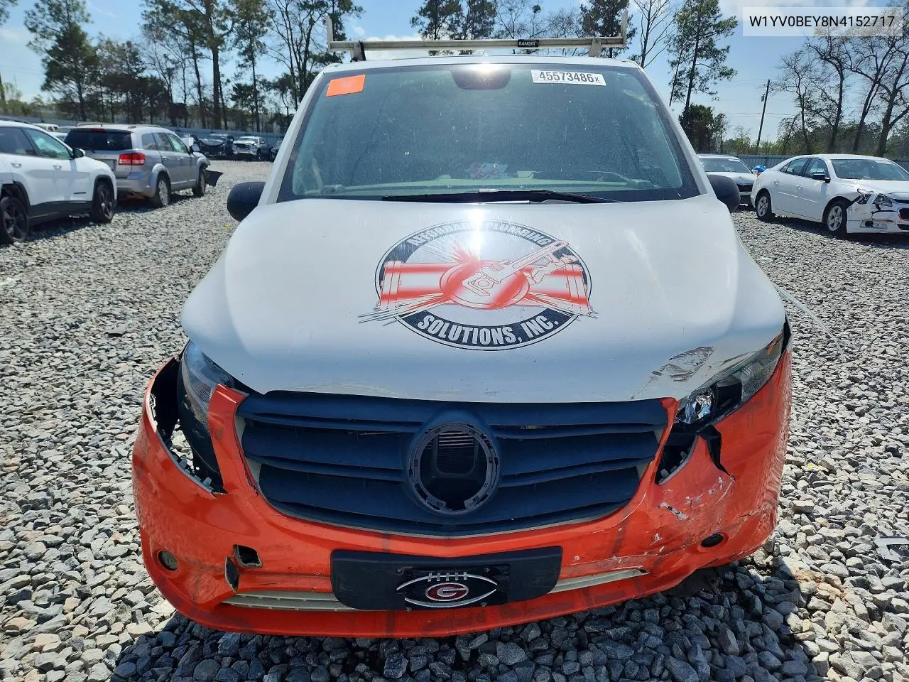 2022 Mercedes Benz Metris VIN: W1YV0BEY8N4152717 Lot: 45573486