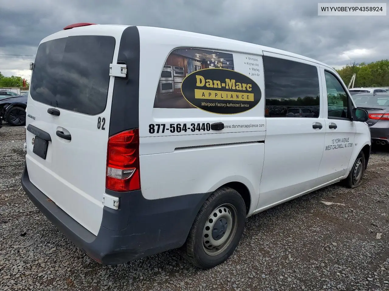 2023 Mercedes Benz Metris VIN: W1YV0BEY9P4358924 Lot: 51699936