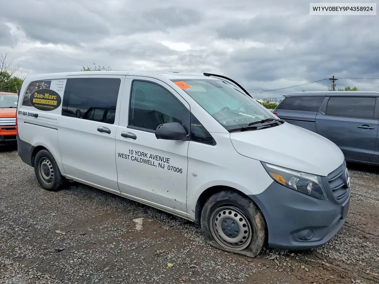 2023 Mercedes Benz Metris VIN: W1YV0BEY9P4358924 Lot: 51699936