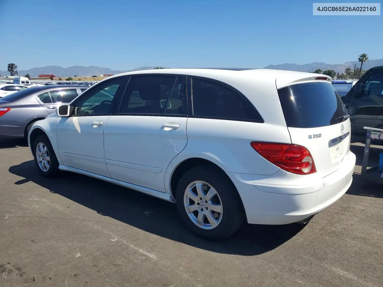 2006 Mercedes-Benz R 350 VIN: 4JGCB65E26A022160 Lot: 49787996