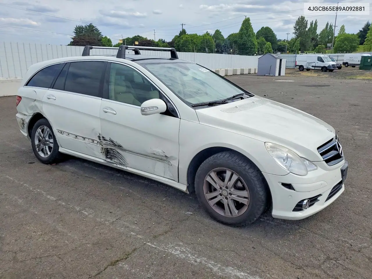 2009 Mercedes-Benz R 350 4Matic VIN: 4JGCB65E89A092881 Lot: 55102236