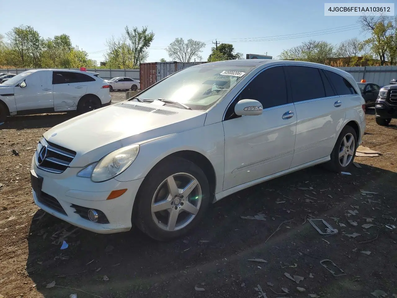 2010 Mercedes-Benz R 350 4Matic VIN: 4JGCB6FE1AA103612 Lot: 50988206