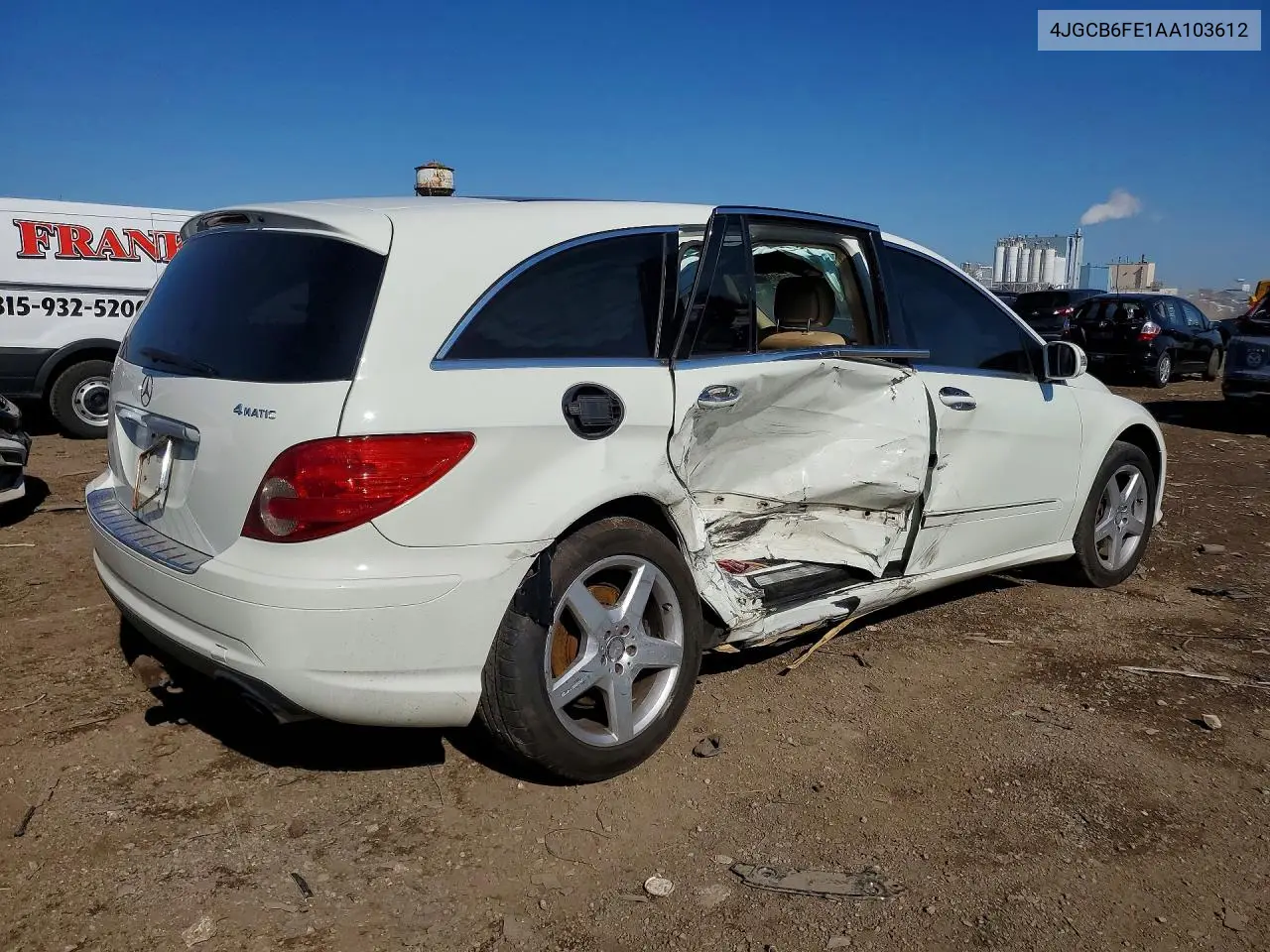 2010 Mercedes-Benz R 350 4Matic VIN: 4JGCB6FE1AA103612 Lot: 50988206