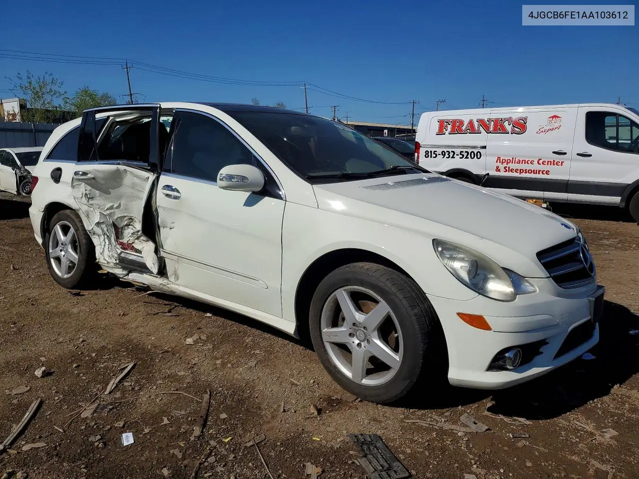 2010 Mercedes-Benz R 350 4Matic VIN: 4JGCB6FE1AA103612 Lot: 50988206