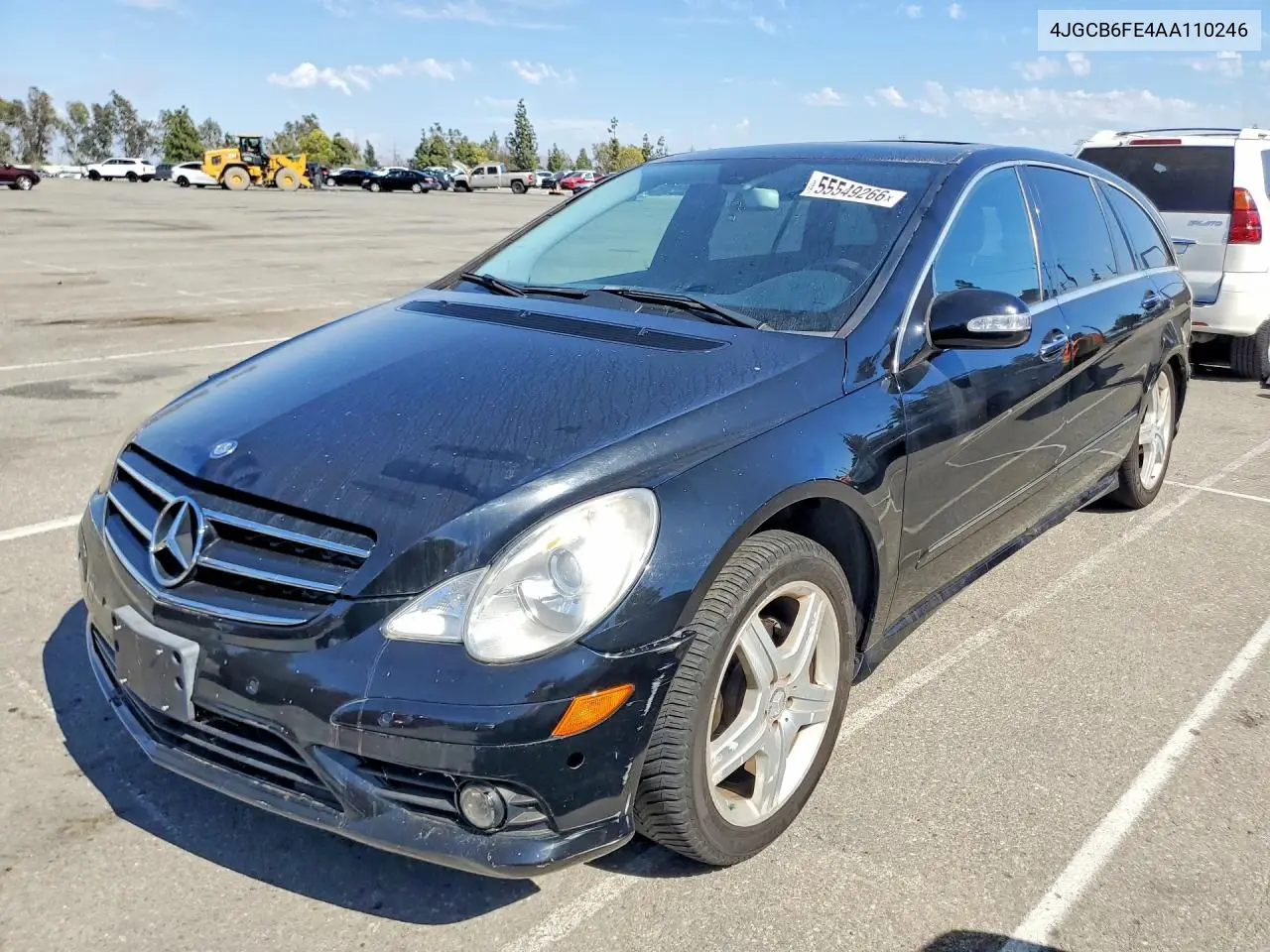 2010 Mercedes-Benz R 350 4Matic VIN: 4JGCB6FE4AA110246 Lot: 55549266